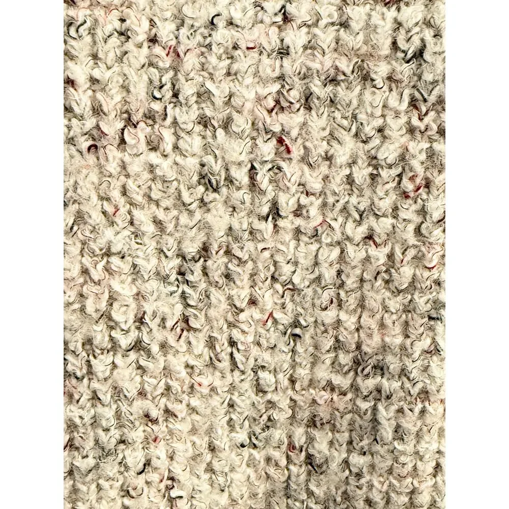 Free People Dylan Tweedy Pullover Sweater Oatmeal Small Cowl Neck Cozy Knit